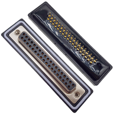 D-SUB-37P母頭180度插板式防水車針4.0mm(Z)卯釘 卯後殼 D-SUB-37P母頭180度插板式防水車針4.0mm(Z)卯釘 卯後殼