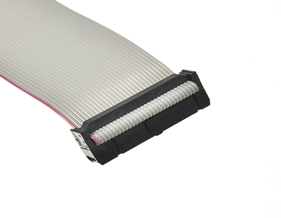 FC灰排線(xiàn)2.54mm 6-50P雙頭壓線(xiàn)頭LED連接器